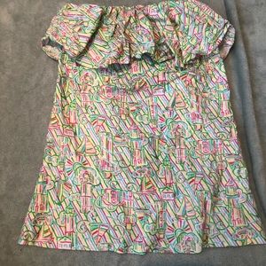 Lilly Pulitzer lighthouse tube top